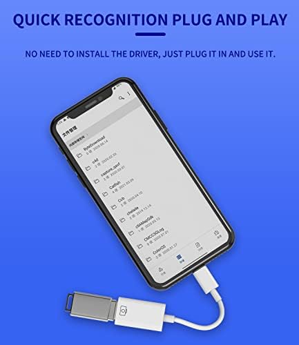 IPhone OTG AdapterDongle Lightning זכר ל- USB ממיר נשי ממיר כבלים כבלים קורא כרטיסי כרטיסי פלאש כונן המקלדת עכבר midi u דיסק רכזת לאפל