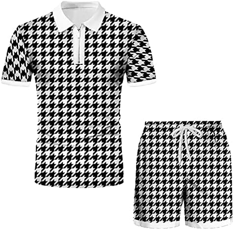 חולצת טריקו של שרוול קצר של Xiloccer Short Shore ו- Shorts Shor