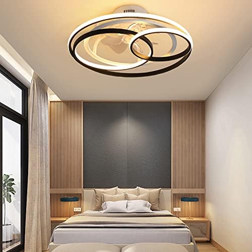 מאווררי תקרה דקים של Pakfan Ultra עם אורות עיצוב חדר שינה נורדי אורות מאוורר LED למנורת מאוורר חדר מאוורר מסעדת חדר אוכל עם אורות שלט