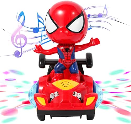 Toylemsan רוקד רובוט עכביש צעצועים מוזיקלי אינטראקטיבי סופר Héró Car צעצוע אורות מהבהבים רובוט חינוכי אינטראקטיבי אינטראקטיבי ליום הולדת