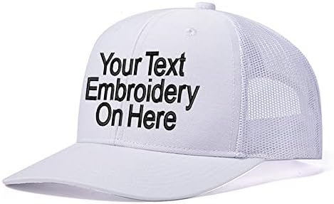 מותאם אישית אישית רקום נהג משאית כובעי לגברים מתכוונן סנאפבק רשת כובע נהדר עבור בחוץ בייסבול כובע
