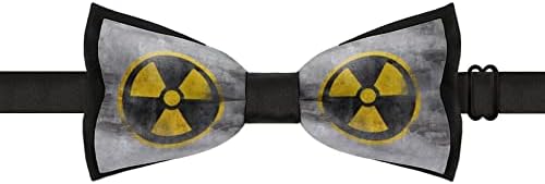 סמל כור גרעיני של Weedkeycat סמל עניבת פרפר פרו -פרו -פרו -פרט מתכווננת עניבת עניבה למסיבת חתונה