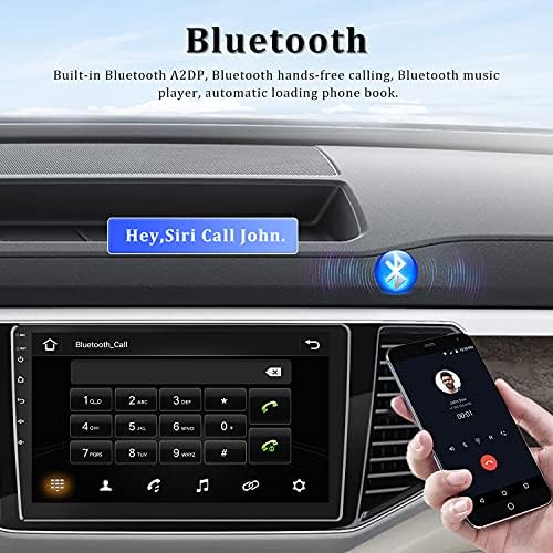 אנדרואיד 10.1 אינץ 'סטריאו מכונית DIN סטריאו GPS רדיו HD 1080P נגן מולטימדיה עם Bluetooth FM RDS RADIE מקלט תומך Apple Carplay Android