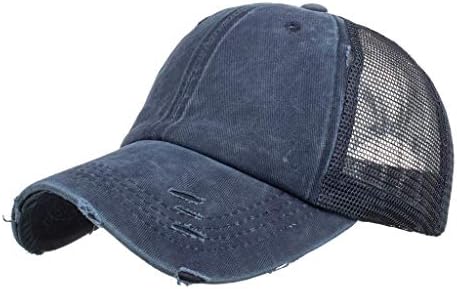 הואי גברים נשים בייסבול כובע בציר שטף במצוקה כותנה בייסבול כובע מוצק צבע מתכוונן קלאסי כובע