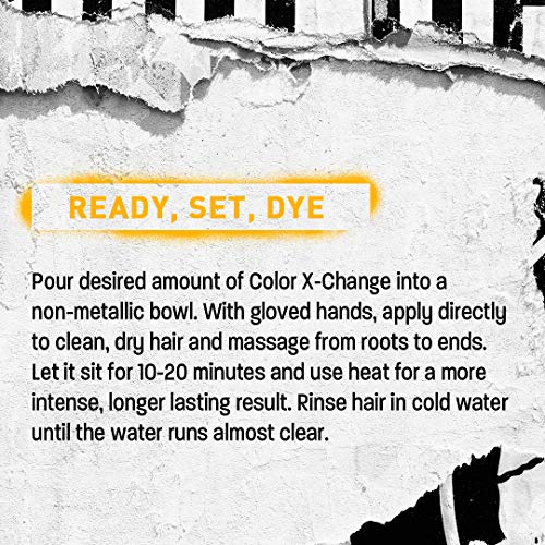 צבע אקס-שינוי צבע שיער קבוע למחצה, אדום בוגד
