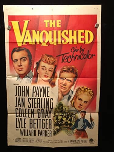 פוסטר הסרט המקורי של וינטג 'אחד המנוצח משנת 1953, ג'אן סטרלינג, ג'ון פיין