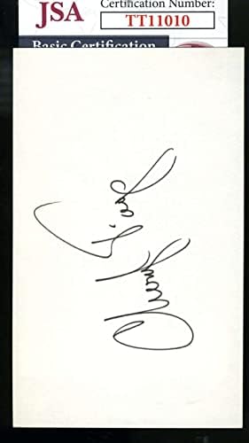 שריל טיגס חתמה על חתימת כרטיס אינדקס 3 על 5