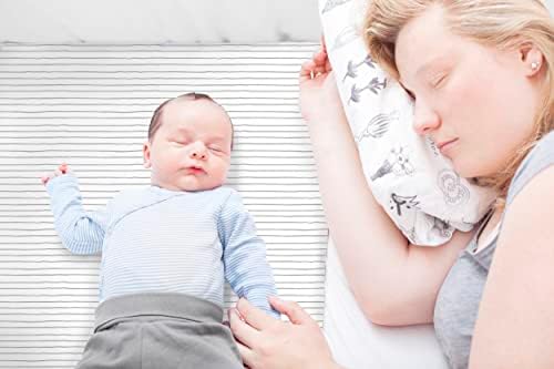 קמבריה בייבי כותנה אורגנית 2 PK של סדינים מצוידים על ידי מיטה ליד המיטה למיקה מיקי, עונג תינוקות, רונבי, קולה בייבי, ענן תינוק, אמי,