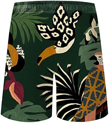 Miashui Mens Board מכנסיים קצרים בגודל 33 קיץ גברים מודפסים חוף מודפס