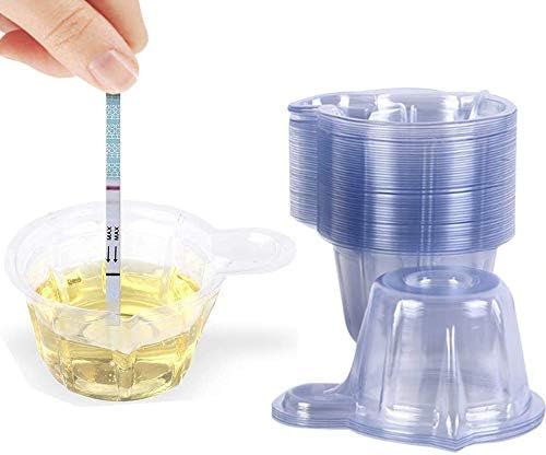 150 מארז 40 מ ל כוסות שתן פלסטיק חד פעמי קל לאסוף דגימת שתן כוסות לבדיקת הריון