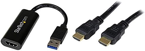 Startech.com 1x USB 3.0 למתאם HDMI - 1920x1200 - צרור Windows עם כבל HDMI במהירות גבוהה 4K 4K - UHD 4K x 2k