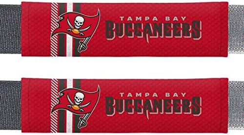 Fremont Die Nfl Tampa Bay Buccaneers עצרת עיצוב רפידות חגורת בטיחות, צבעי צוות, גודל אחד