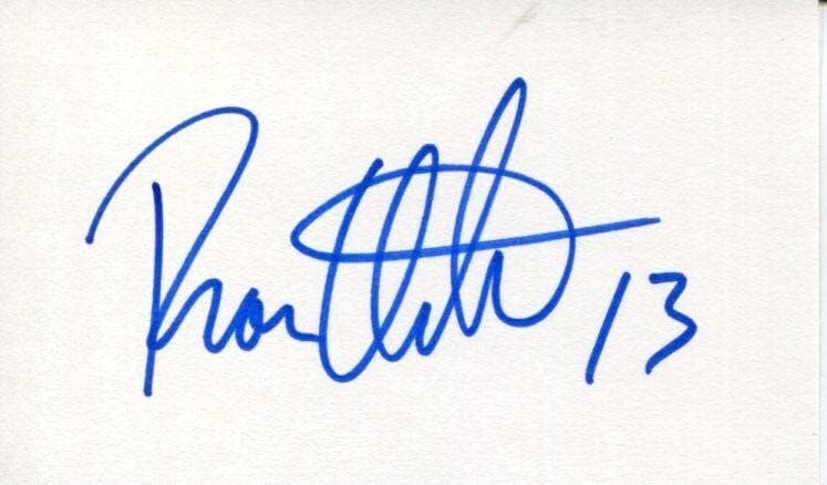 רון ארטסט מטה שלום עולמי אינדיאנה פייסרס לוס אנג ' לס לייקרס חתמו על חתימה-חתימות חתוכות באנ. בי. איי