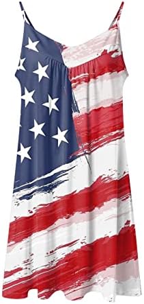 מיאשוי ארוך שמלה מזדמן לנשים עצמאות יום לנשים של אמריקאי 4 של יולי מודפס בוהו נשים קיץ לעטוף שמלה