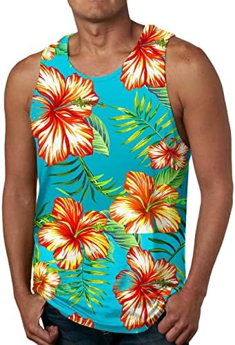 קיץ גברים של שמלת חולצות גברים של קיץ אופנה מזדמן חוף חוף ים דיגיטלי 3 ד מודפס עגול צוואר למעלה גברים קצוץ