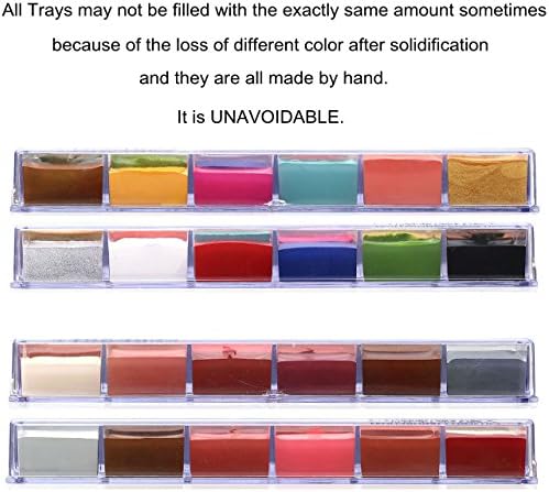 ערכת איפור איפור של CCBEAUTY SFX שמן צבעי גוף שמן 12 צבעים אפקטים מיוחדים של ליל כל הקדושים איפור שלב צלקות פצע מזויפות סט שמן שעווה סט