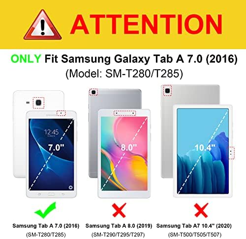מארז FINTIE FOLIO עבור TAB Galaxy Galaxy A 7.0 - עור טבעוני Premium Slim Fit Folio Stand כיסוי עבור Samsung Galaxy Tab a 7.0 Tablet