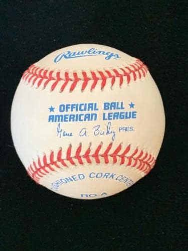 מריאנו ריברה 42 ינקי וינטג 'חתום על בייסבול אל בודיג עם הולוגרמה - כדורי בייסבול עם חתימה