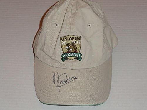 אנג'ל קבררה חתם 2007 כובע פתוח בארהב אלוף אוקמונט נדיר - כובעי גולף חתימה