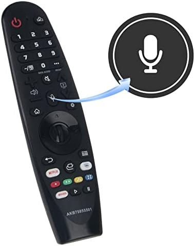 AKB75855501 MR20GA Replace Voice Remote Compatible with LG Smart TV 75UN6951ZUD 82UN8570PUC 82UN8570PUB 82UN8570AUD 82UN8070PUD 86UN8570PUC