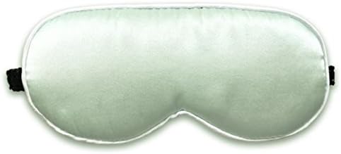 צד Linshing-Double מסכת עיני משי טבעית עם צבע סוכריות רצועה נמתחת