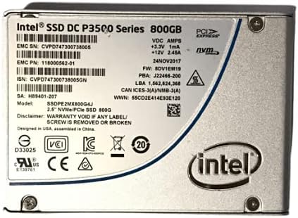 EBID-DEALZ כונן מצב מוצק 800 GB Intel DC P3500 Series PCI Express 3.0 X4