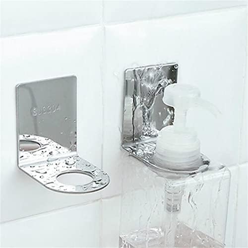 שמפו רכוב על קיר Zhuiguang ומחזיק בקבוק ג'ל מקלחת, מתלה תליה סבון נוזלי, מכשיר תליית שירותים רב-פונקציונלי