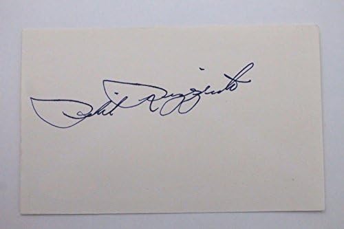 פיל ריזוטו הוף יאנקיס חתם על כרטיס אינדקס 3 על 5 חתימות נדירות של ג ' יי. אס. איי. איי. איי 16 בי - ליגת הבייסבול