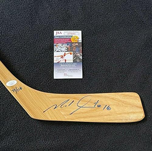 מישל גולט חתמה על קוויבק נורדיקס 500 שער מקל זיכרון JSA COA - מקלות NHL עם חתימה