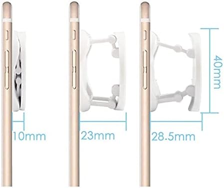אחיזת טלפון עבור HTC One - מחזיק הטיה של Snapgrip, Back Grip Enhancer Tilt Stand עבור HTC One - Winter White