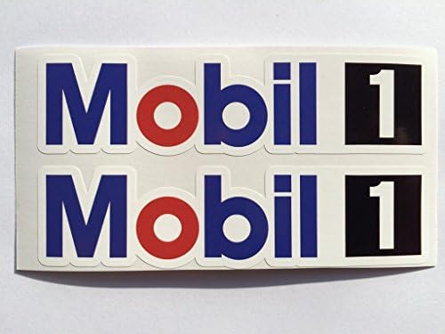 2 Mobil 1 Racing Exxon Die Decals מדבקות