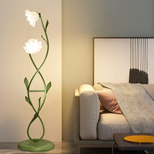 Mgwye מנורת רצפת פרחים אנכית סלון יצירתי סלון חדר שינה מנורת מיטה ילדה מנורת מיטה