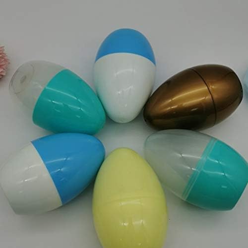 Nuobesty ביצי פסחא מפלסטיק צעצועים מפתיעים תפאורה של פסח פסח לפסח פסח פסח ביצה ממתקים מטפלים במתנות קטנות צבע אקראי 8 יחידות