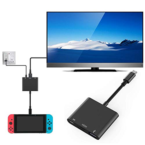 LECMARK USB סוג C USB 3.1 למתאם HDMI למתג Nintendo Swit