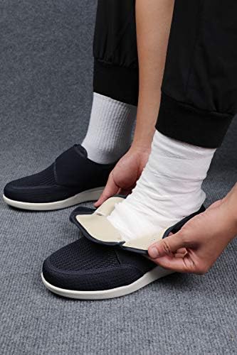 גברים של סוכרת נעלי מתכוונן ספורט נעלי הוספת דשן כדי להרחיב רגל נפיחות החלקה נעליים