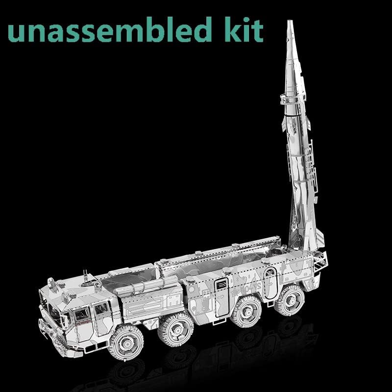 1/100 בקנה מידה 3 ד מתכת ערכות דונגפנג 11 טילים רכב צבאי דגם עבור אוסף