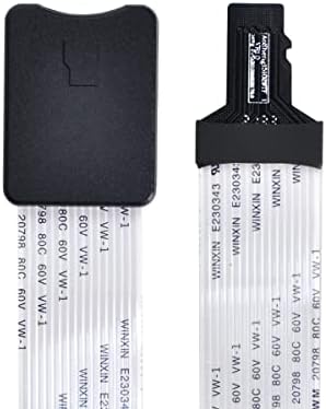 Cablecc Micro-SD SD TF ערכת כרטיס זיכרון זכר לנקבה תוסף נקבה רכה FPC כבלים מאריך 25 סמ