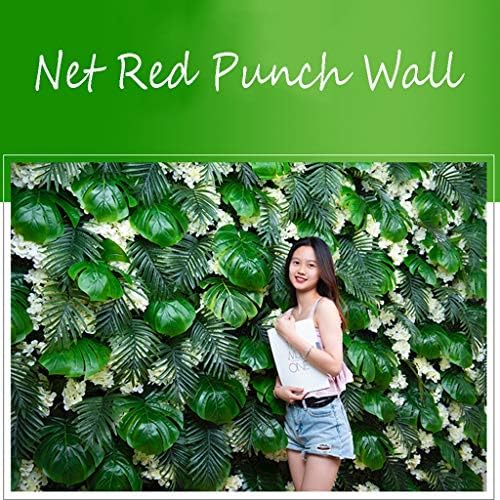 Ynfngxu רקע מלאכותי גדר קיר גדר פרטיות לוח מסך 40x60 סמ חתונה לקישוט קיר קישוט קיר קיר גן גן