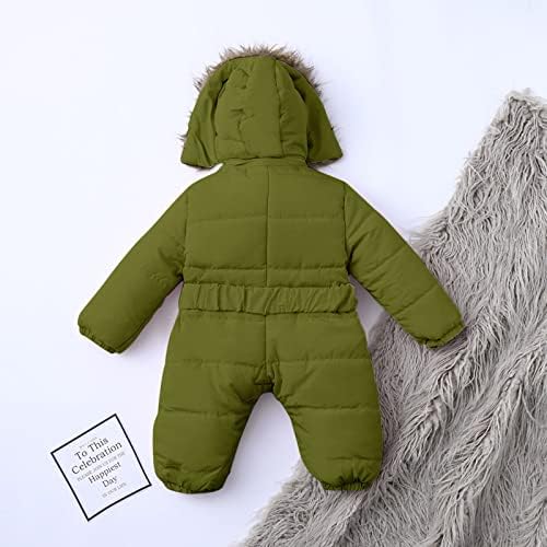 מעיל תינוק מעיל סרבל ילדה חמה ז'קט תינוק חורפי מעיל בגדי לבוש חיצוני מעיל רומפר בנים ומעיל